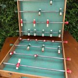 Old foldable table football, 1950s.