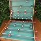Old foldable table football, 1950s.