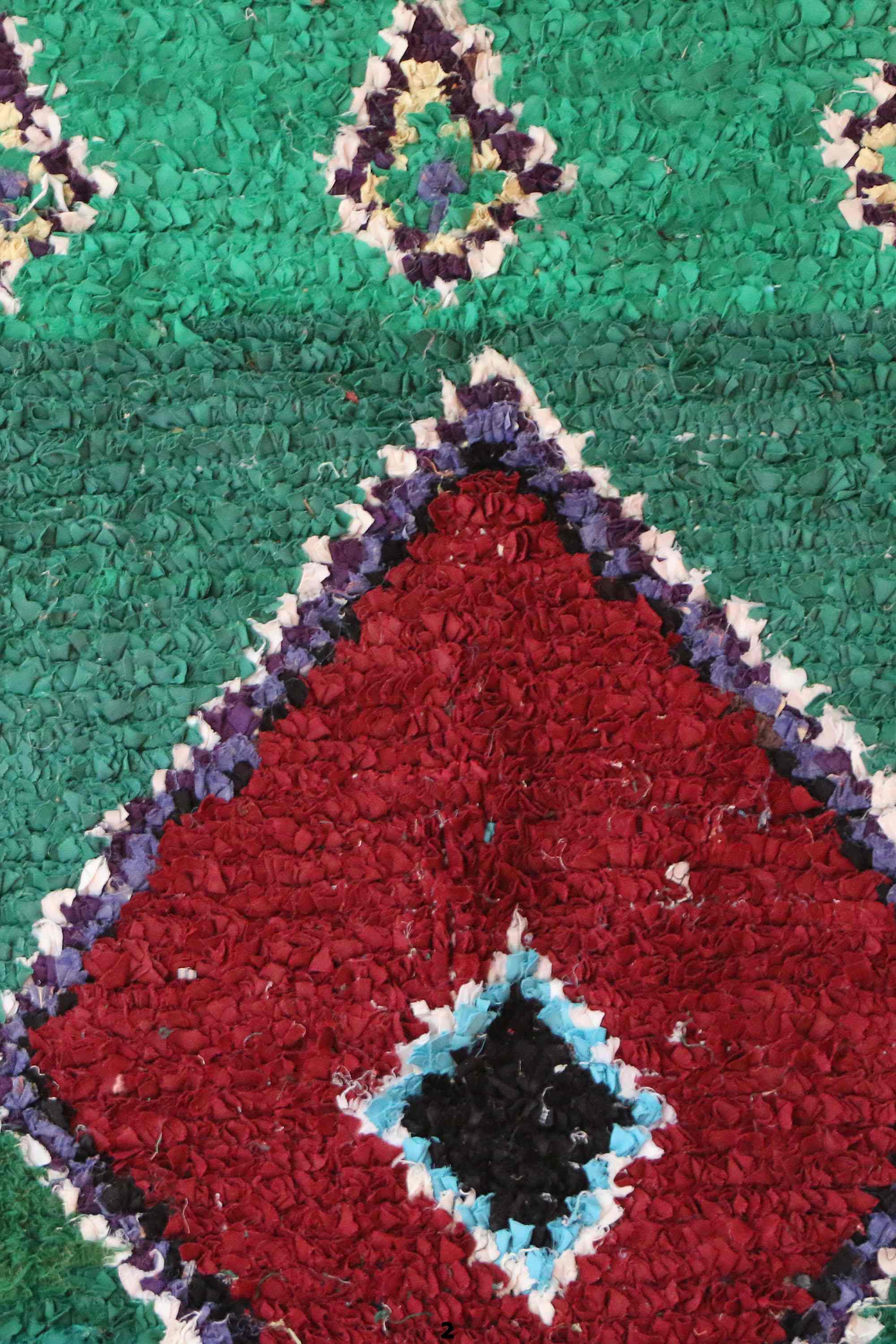 Boucherouite carpet - 140 x 198 cm
