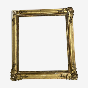 Napoléon lll gilded wooden frame