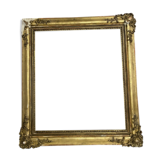 Napoléon lll gilded wooden frame