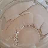 Moser signed crystal pitcher