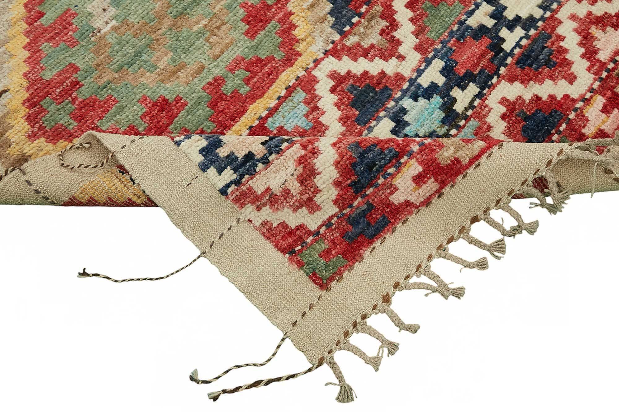 Hand-Knotted Tribal Unique 259 cm x 299 cm Multicolor Wool Carpet