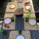Set of 6 vintage desert plates Moulin des loups Orchies