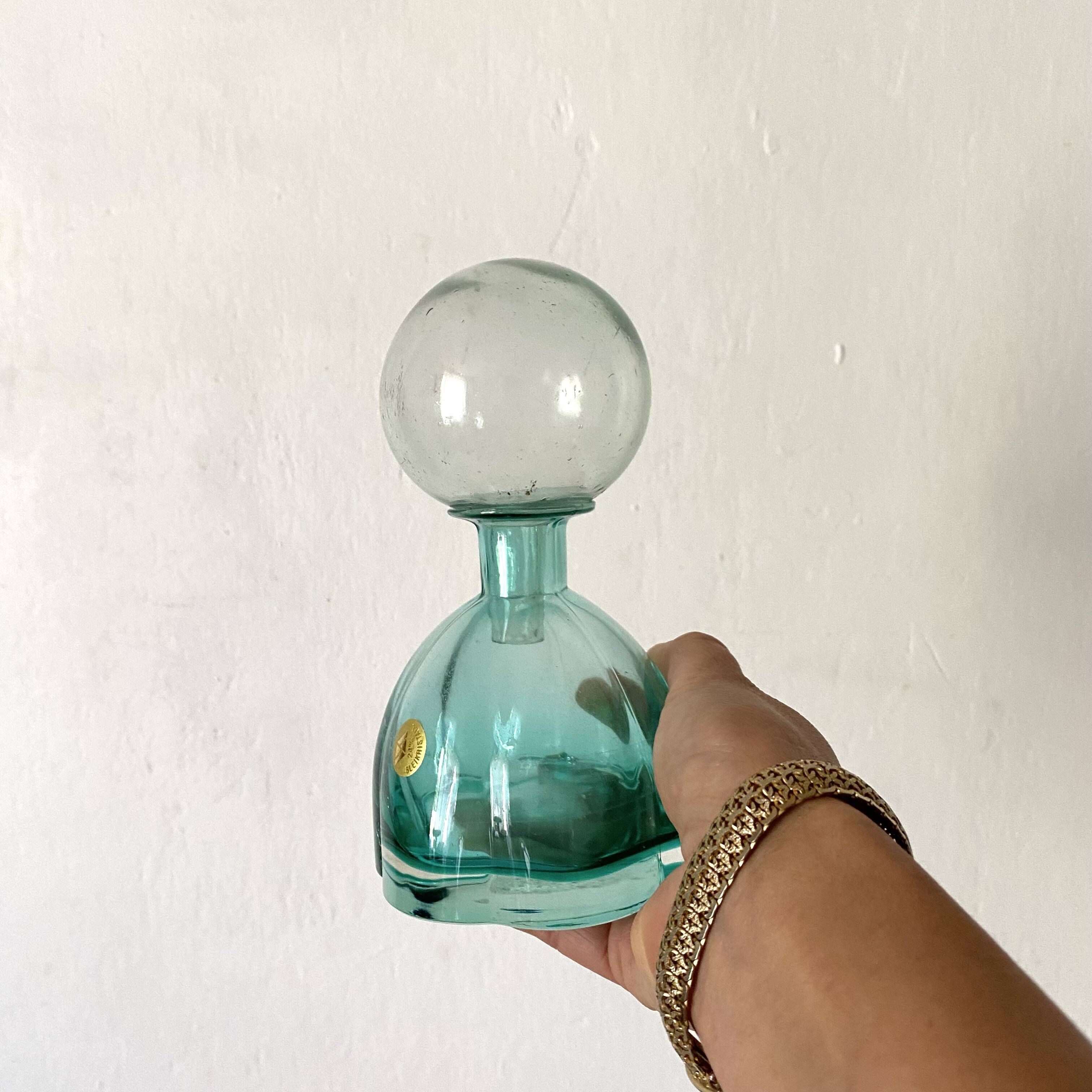 Bleikristall ball stopper decanter