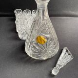 Service à liqueur en cristal de Bavière – Milieu XXème