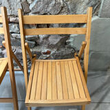Pair of folding chairs from the 1980s