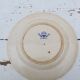 Ancient plate 1900 white and blue ceramic Jules Vieillard Bordeaux