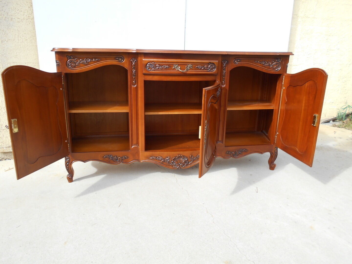 Enfilade in Provençal cherry tree, Louis XV style
