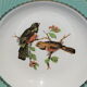 4 vintage hollow plates decorated with birds