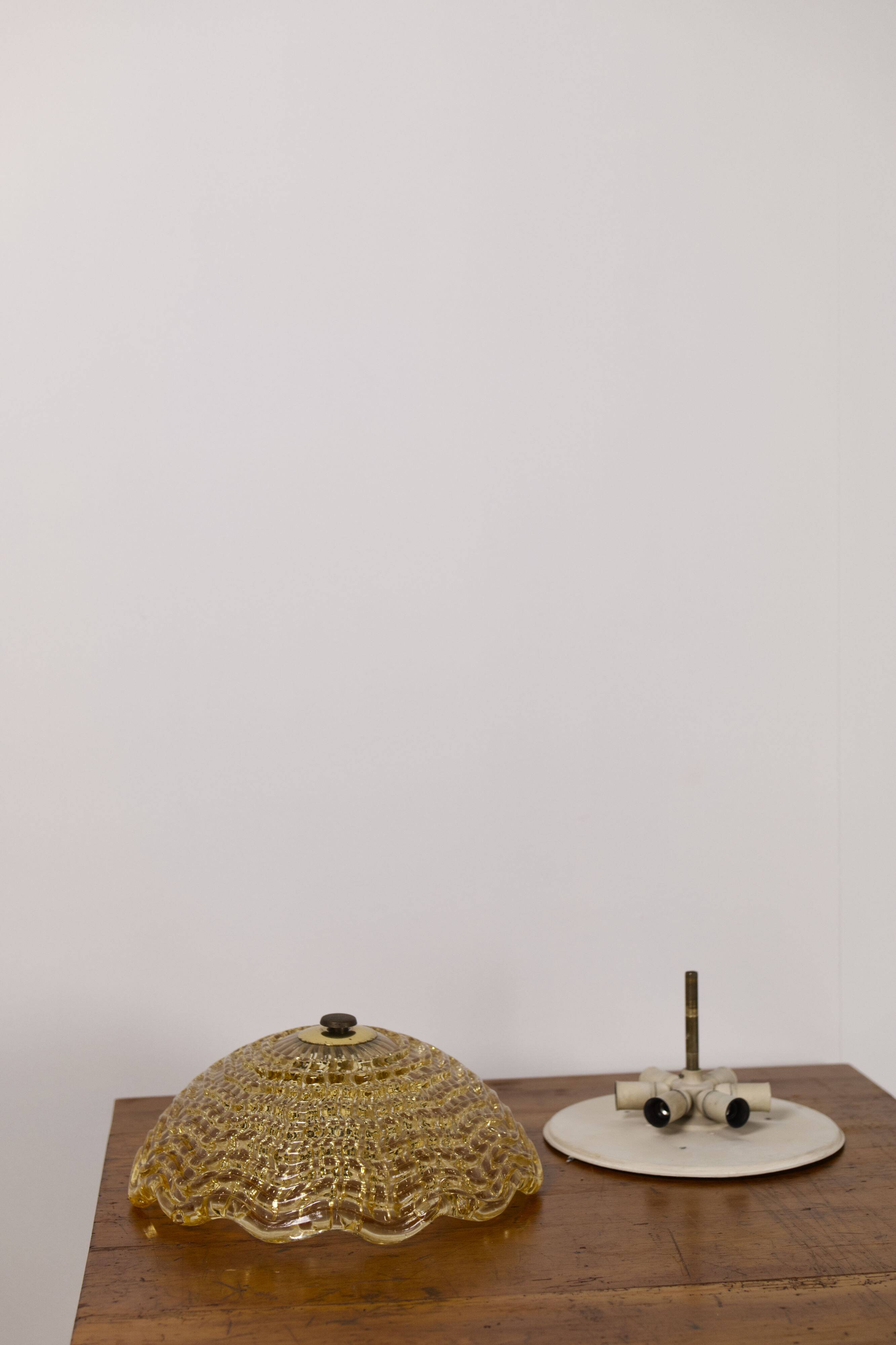 Carl Fagerlund ceiling light for Orrefors, Sweden 1960s