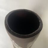 Vintage signed terracotta vase