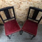 Pair old chair art deco