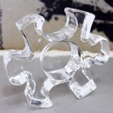 Set de 4 bougeoirs modulables en verre