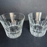 2 Baccarat whisky glasses