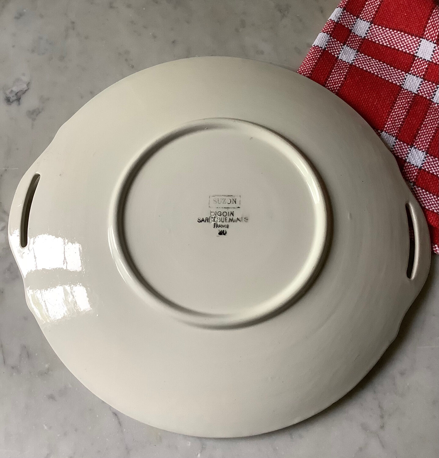 Sarreguemines cake dish or pie