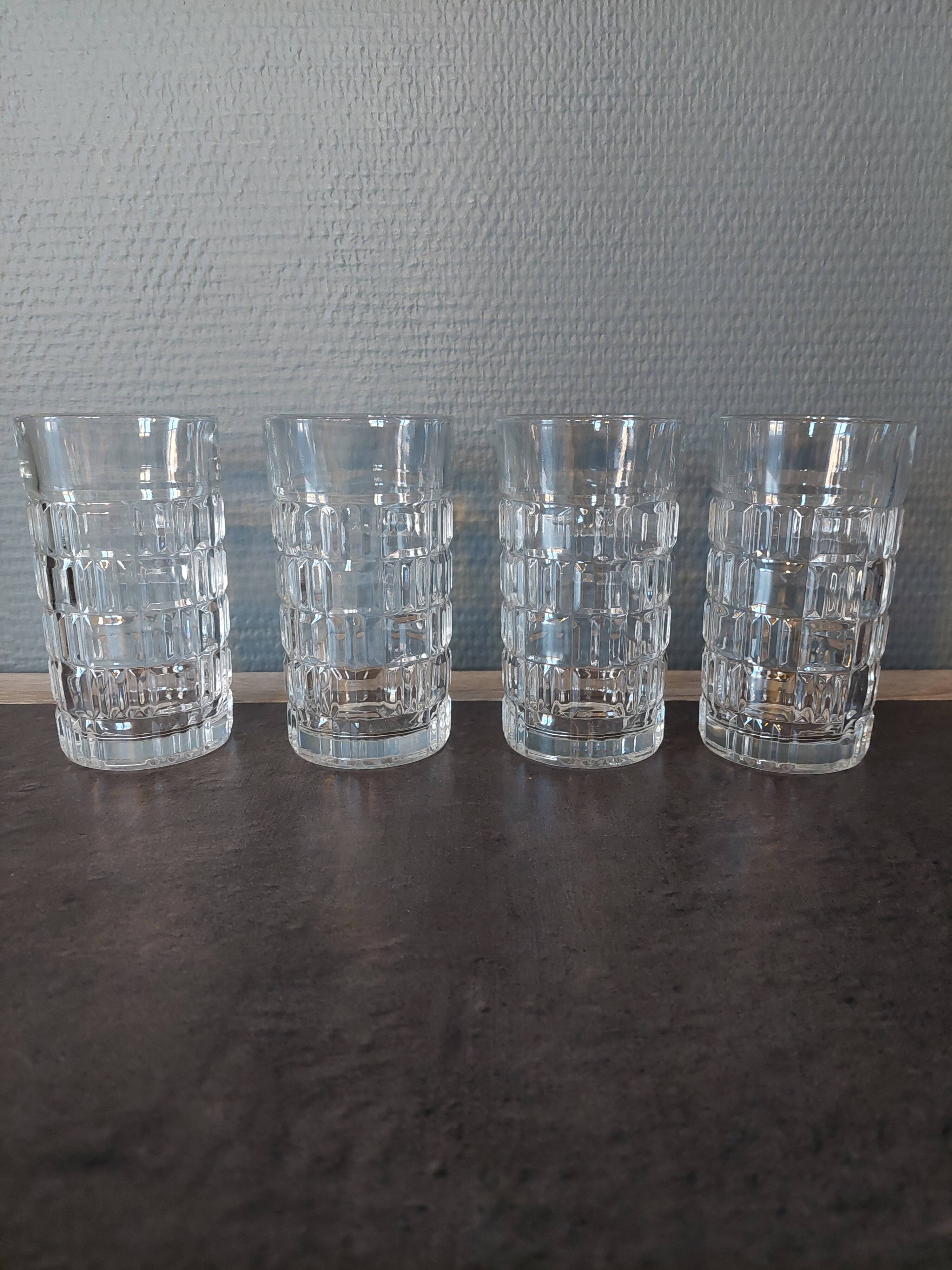 Vintage glass from the 70s.