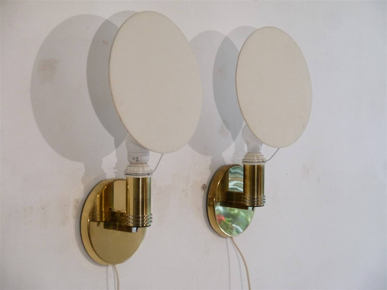 Pair of Scandinavian wall lights by Hovik, 1970s