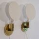 Paire d'appliques scandinave de Hovik 1970