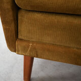 Fauteuil en hêtre, design scandinave, années 1960, designer : Folke Ohlsson, manufacture : Fritz Hansen