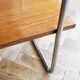 1940s Bauhaus Tubular Steel Side Table in the Style of Marcel Breuer