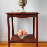 Console en bois massif de style Art Déco, 1930-40