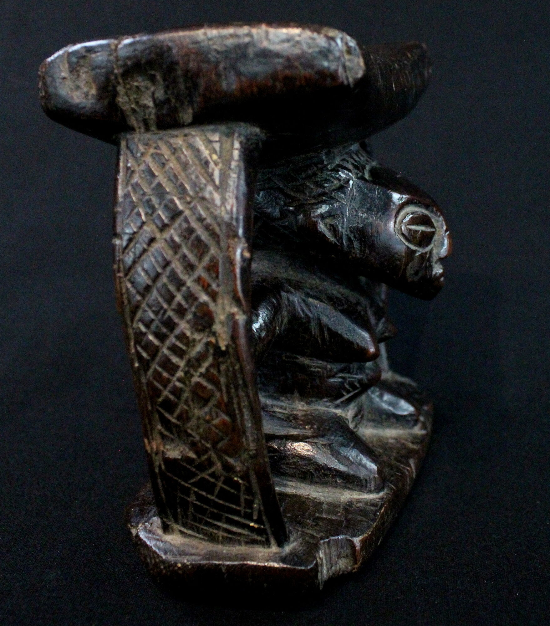 Former neck support ethnic Luba Democratic Republic of Congo
