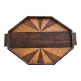 Tray in Art Deco marquetry