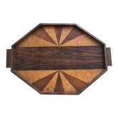 Tray in Art Deco marquetry