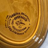 Oval dish the earthenware of Haute Provence