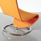 1970s “1-2-3” Rocking chair by Verner Panton for Fritz Hansen, Denmark