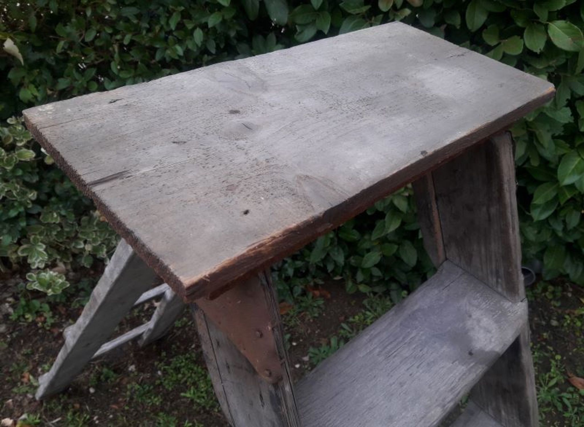 Artisan wooden ladder 6 steps