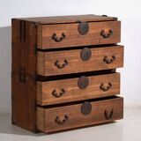 Antique Japanese tansu with multiple drawers – Meiji/Taishō period (c.1868-1926) #16