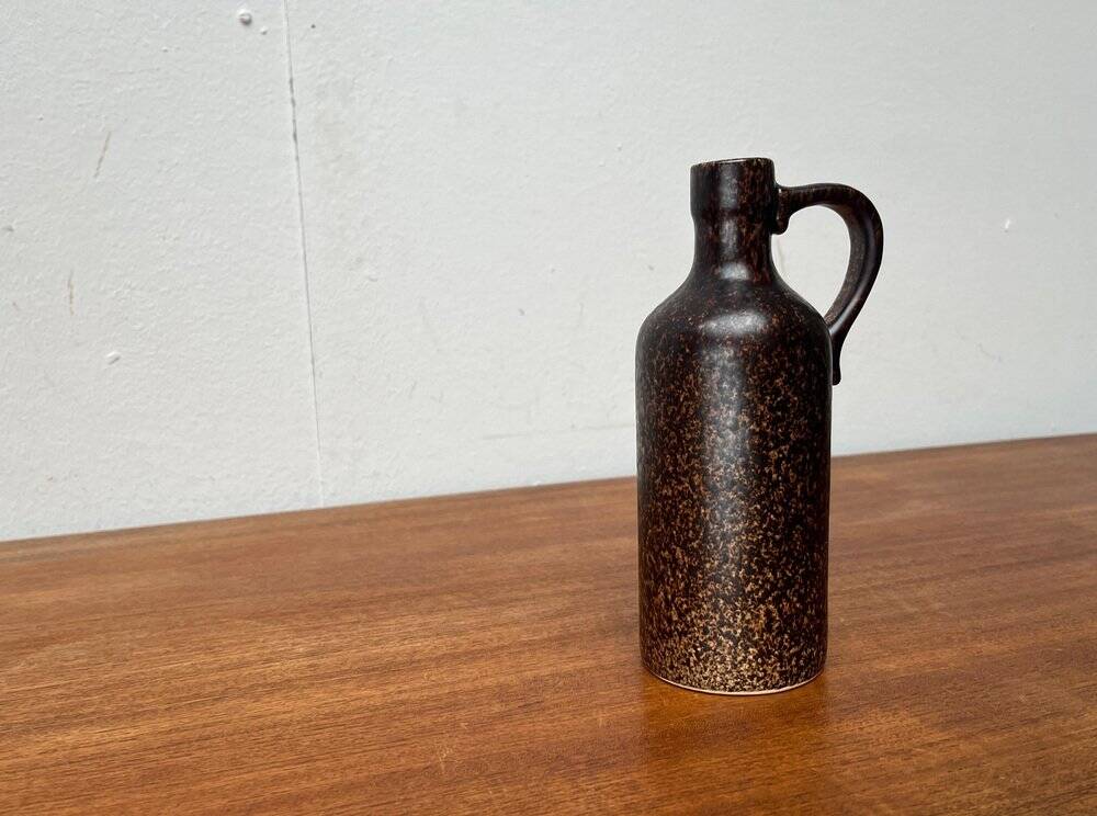 Mid-century ceramic carafe vase by Bastian le Pemp for Kemper / Quimper France, 1960s.