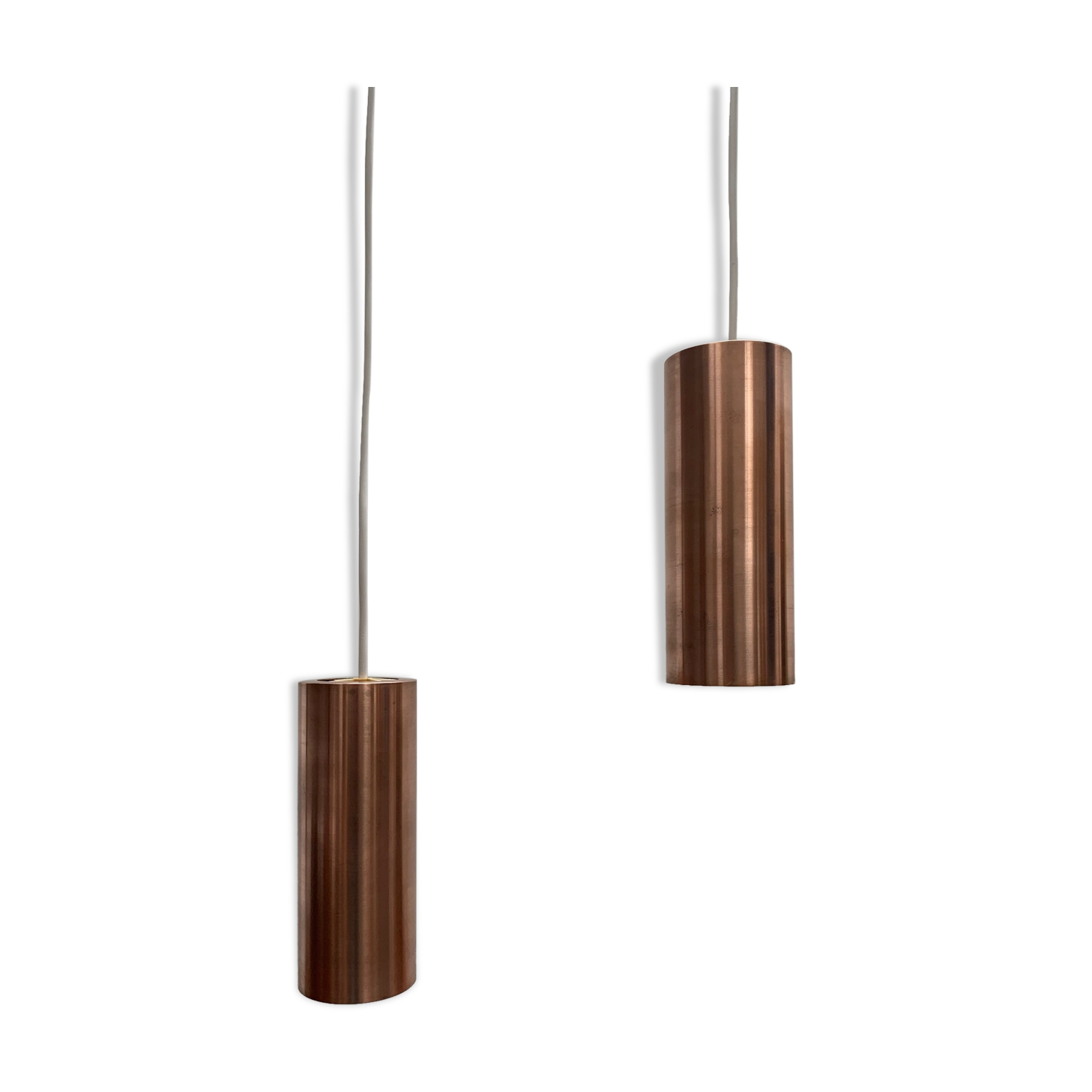 Pair of suspension copper tubes 60s