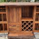 Teak opening bar