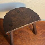 Wooden tripod stool