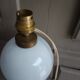 Opaline ball lamp Art Deco