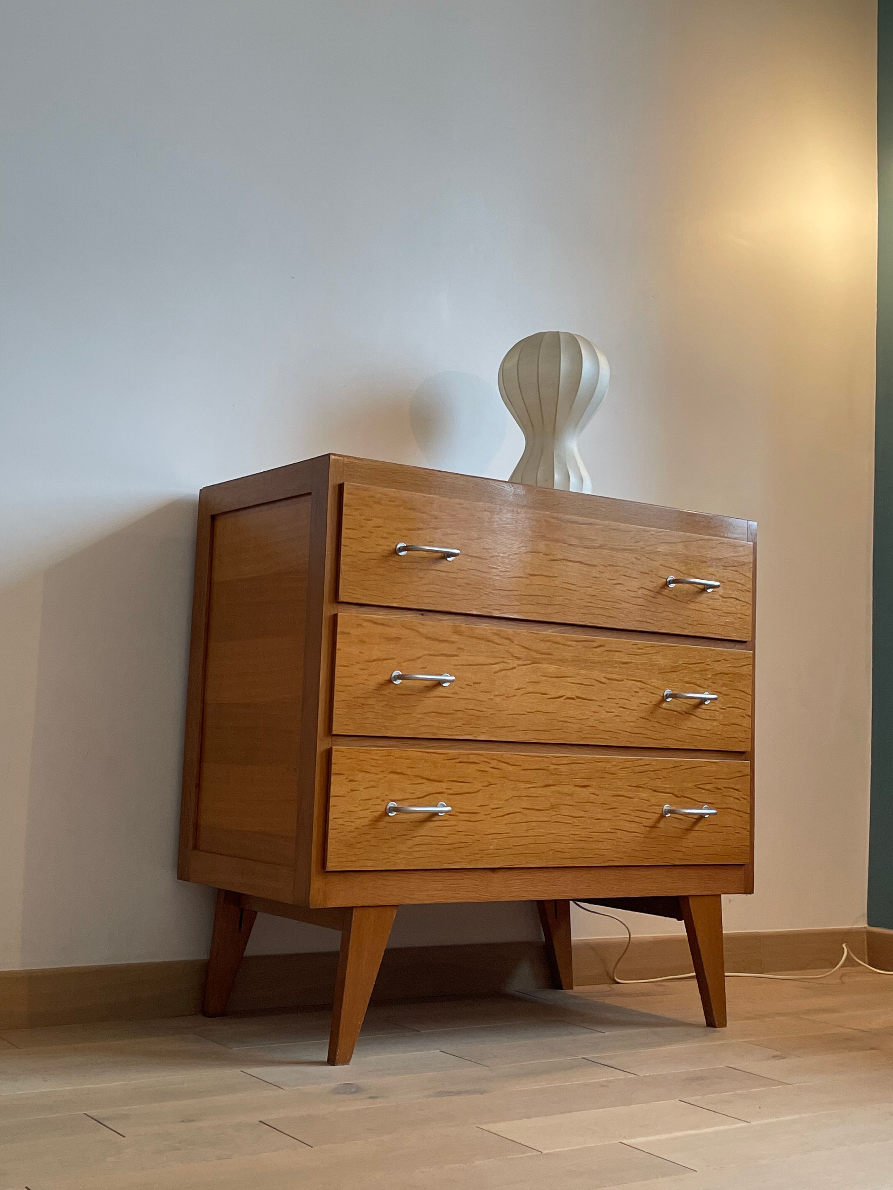 Chest of drawers 3 drawers compass feet