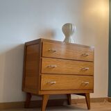 Chest of drawers 3 drawers compass feet