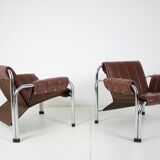 Seven Chrome Armchair Designed by Viliam Chlebo, Czechoslovakia