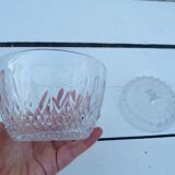 Candy glass molded vintage 1970