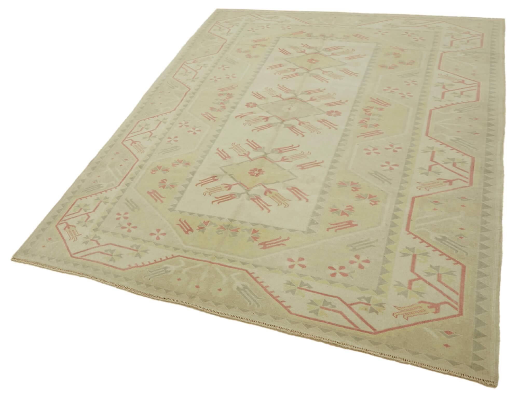 Turkish Vintage Anatolian Rug 196 cm x 270 cm