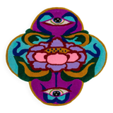 The inner light, Bleu Noir, Tufting, 2024