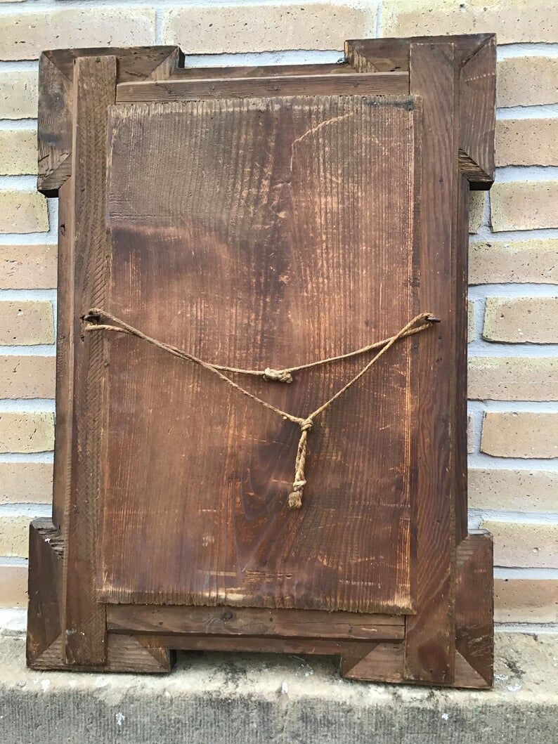 Vintage mirror art nouveau style 60x43cm