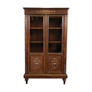 Vitrine Napoléon III marquetée,
