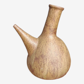 Glazed stoneware wine jug