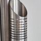 Stainless Steel Floor Lamp by Fontana for Reggiani, Italian Collectible Design