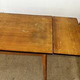 Vintage wooden table with extensions