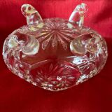 Set of 6 baroque cups on foot